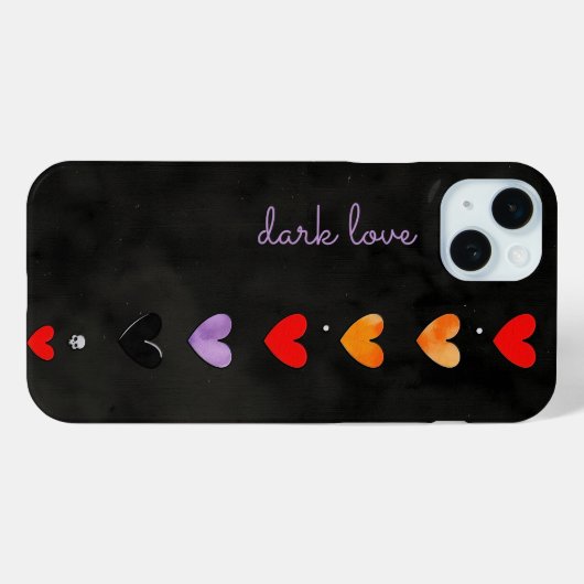 Dark Love iPhone / iPadケース Case-Mate iPhoneケース (裏面 (横))