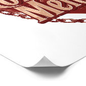 Dark Love Quote with Chains and Heart ポスター (角)