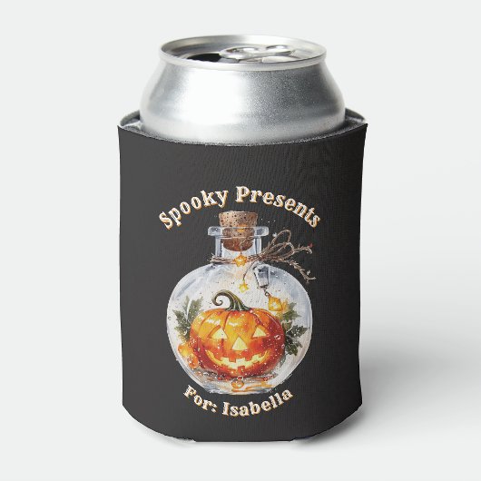 Dark Magic Glowing Jack O Lantern Pumpkin  缶クーラー