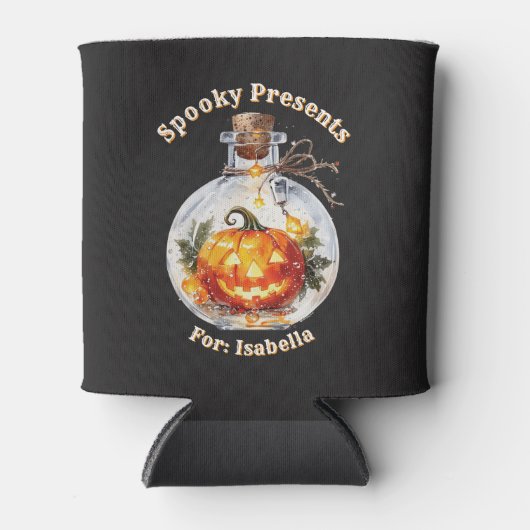 Dark Magic Glowing Jack O Lantern Pumpkin 缶クーラー (正面)