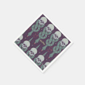 Dark Mark Geometric Icon Pattern スタンダードカクテルナプキン (角)