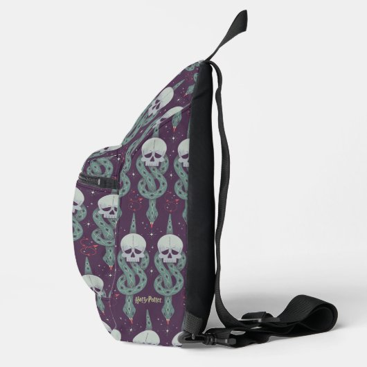 Dark Mark Geometric Icon Pattern スリングバッグ (右)