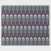 Dark Mark Geometric Icon Pattern ラッピングペーパー (フラット)