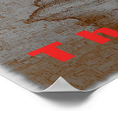 "Dark Matters" 36"x12" (90cm x 30cm) ポスター (角)