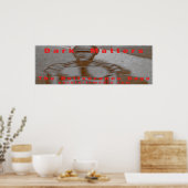 "Dark Matters" 36"x12" (90cm x 30cm) poster ポスター (キッチン)