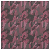 Dark Mauve Camo abstract ファブリック (見本)