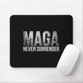 Dark Mega Trump 2024 Mega Never Surrender マウスパッド (マウス)