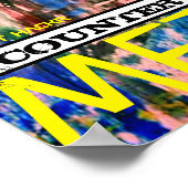 DARK METROカウンターインテル ポスター (角)