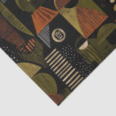 Dark Mid Century Geometric Pattern (1) 薄葉紙 (詳細)