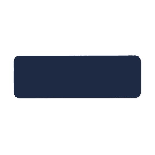 Dark Midnight Blue Address Labels ラベル (正面)