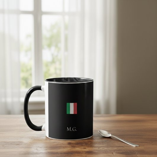 Dark Mode Matte Black Ceramic Mug Custom マグカップ