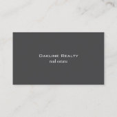 Dark Modern Business Cards 名刺 (裏面)