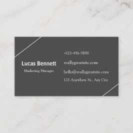 Dark Modern Business Cards 名刺