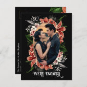 Dark Moody婚約発表カスタムの写真 ポストカード (正面/裏面)