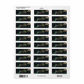 Dark & Moody差出人住所ラベル ラベル (フルシート)