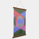 Dark Moody Abstract Wall Tapestry 吊り下げ型タペストリー (傾斜あり)