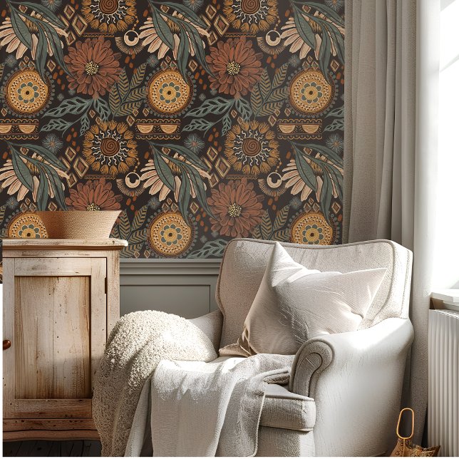 Dark Moody Botanical 壁紙 (クリエイターアップロード済み)