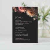 Dark Moody Chrysanthemum Flowers エンクロージャーカード (スタンド正面)