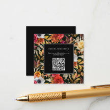 Dark Moody Fall Romantic Bridal Shower 