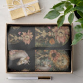 Dark Moody Fantasy Garden Girls Decoupage 薄葉紙 (ギフト)