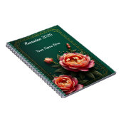 Dark Moody Floral Islamic ノートブック (右側)