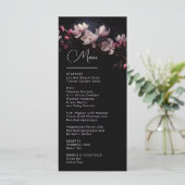Dark Moody Flowers Magnolia Wedding メニュー (スタンド正面)
