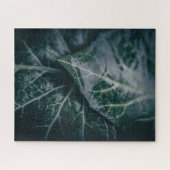 Dark Moody Ivyの葉自然写真 ジグソーパズル (横)