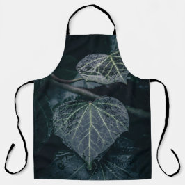 Dark Moody Ivy自然写真 エプロン