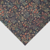 Dark Moody Midnight Forest Floral Botanical 薄葉紙 (詳細)