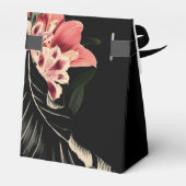 Dark Moody Thank You結婚式の引き出物ボックス フェイバーボックス (裏面サイド)