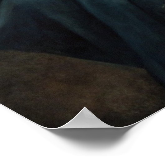 Dark Moon Witch – Crystal Vision Wall Art ポスター (角)