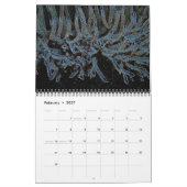 Dark Neon Corals Wall Calendar by J.W. Fathree. カレンダー (2月 2027)