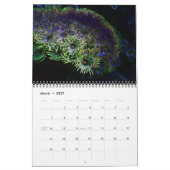 Dark Neon Corals Wall Calendar by J.W. Fathree. カレンダー (3月 2027)