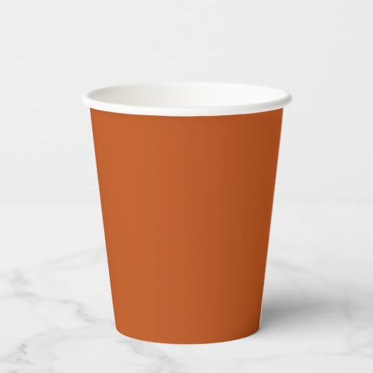Dark Orange Shabby Chic Mr & Mr Wedding Paper cup 紙コップ (裏面)