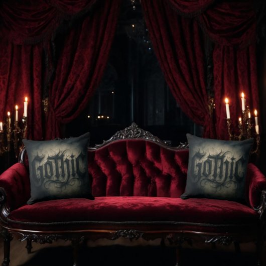Dark Ornate Gothic クッション