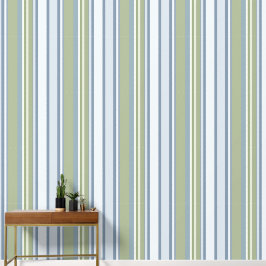 Dark Pastel Blue and Spring Rain Stripes 壁紙