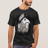 Dark Plague Doctor Spooky Costume Horror Tシャツ (正面)