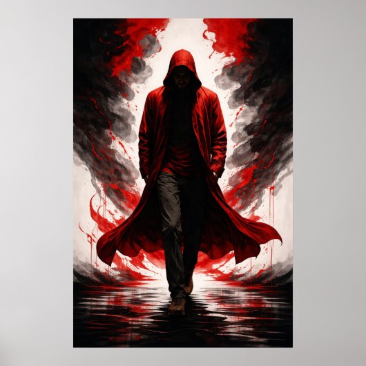 Dark Power Awakening – Red Hooded Figure Poster ポスター (正面)