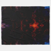 Dark Presence フリースブランケット (正面(横))