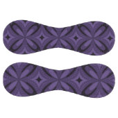 Dark Purple Colored Retro Pattern ソフトボール (パネル)