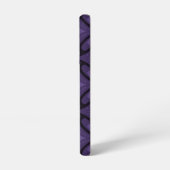 Dark Purple Colored Retro Pattern Samsung Galaxyケース (左側面)