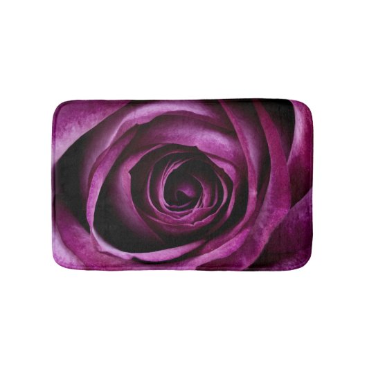 Dark Purple Rose バスマット (正面)