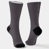Dark purple textured surface swirling pattern ソックス (傾斜あり)