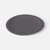 Dark purple textured surface swirling pattern ペーパープレート (アングル)