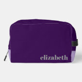 Dark Purple with Pale Purple Name ドップキット (裏面)