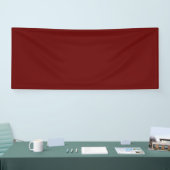 Dark Red #650000, Copper Rust Vinyl Banner 横断幕 (トレードショー)