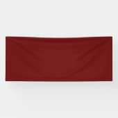 Dark Red #650000, Copper Rust Vinyl Banner 横断幕 (横)