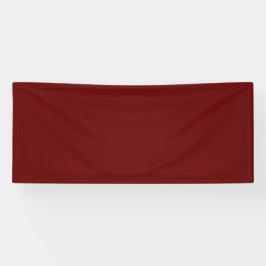 Dark Red #650000, Copper Rust Vinyl Banner 横断幕