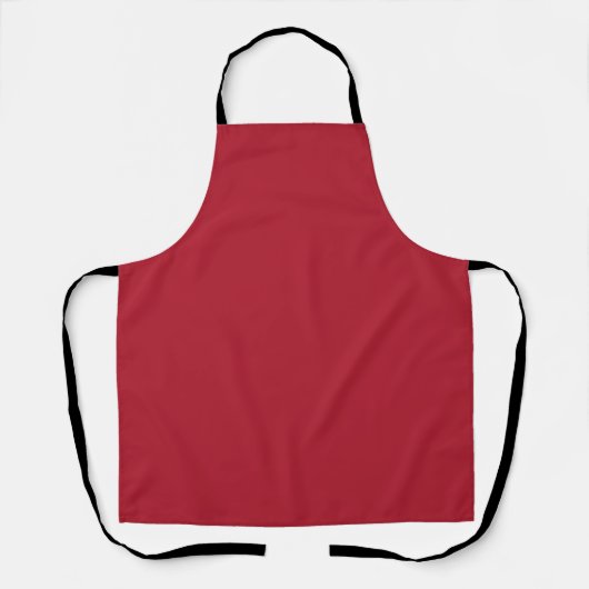 Dark Red Christmas Kitchen Cooking Apron エプロン (正面)