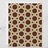 Dark Red design scrapbooking paper (裏面)